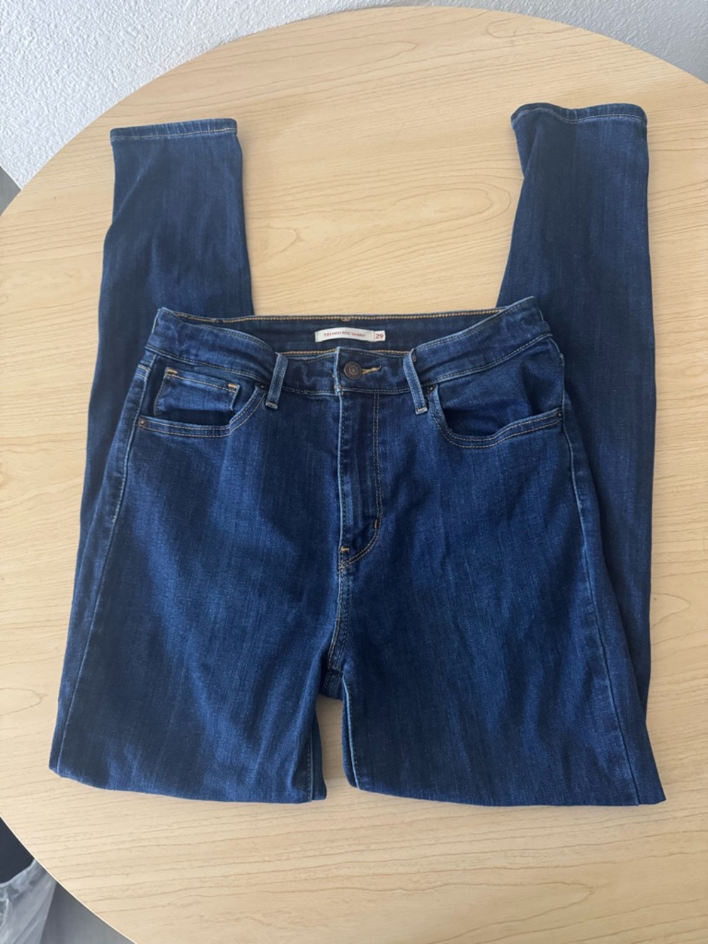 Levi's Indigo Blue Skinny Jeans - Stretch Denim